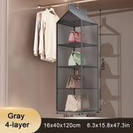 organisateur sacs armoire rangement réutilisable respectueux environnement moderne gris beige noir