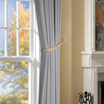 rubans fixation rideaux tissu corde tressée coton chanvre gris beige moderne rustique adhésif
