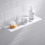 étagères murales modernes or noir blanc aluminium adhésives salle bain minimaliste 30 40 50cm