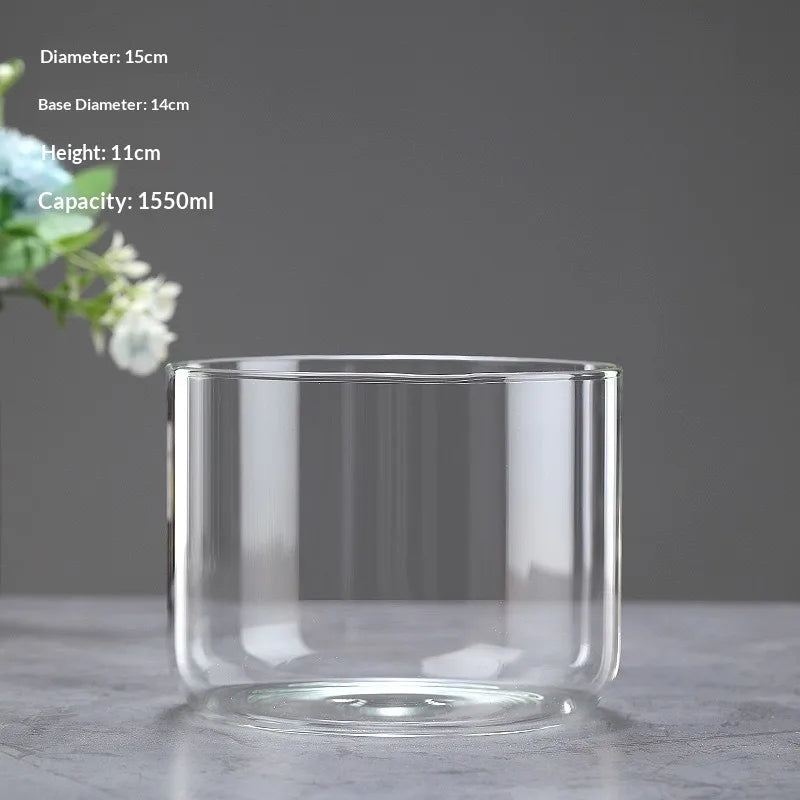 terrarium verre transparent plantes artificielles décoration miniature intérieur moderne décoratif
