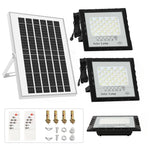lampe solaire moderne blanc ip67 étanche têtes led télécommande inclusion