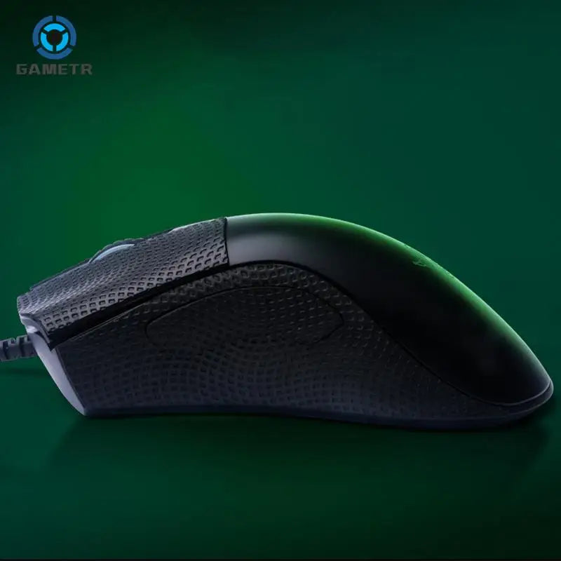 souris fil noir antidérapante caoutchouc ergonomique coussin souris points texturés