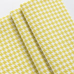 tissu houndstooth orange gris bleu marine vert noir blanc classique résistant couture 100x150cm