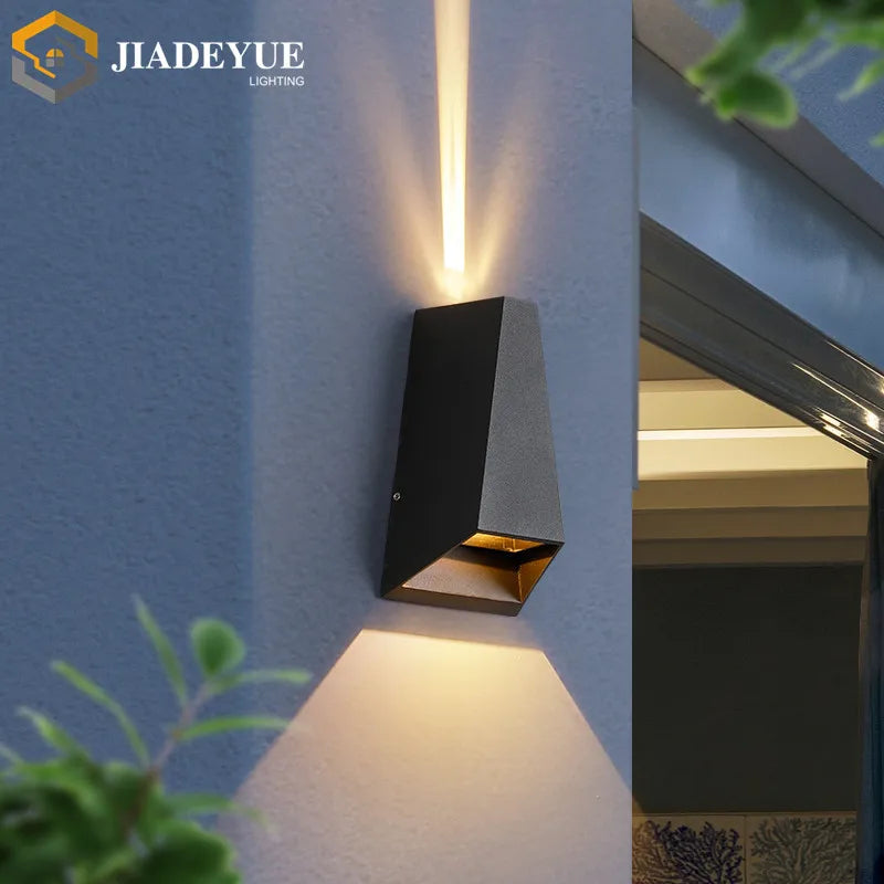applique murale led moderne noir doré texturée minimaliste contemporaine étanche ip65