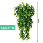 plantes artificielles suspendues feuilles vertes modernes minimalisteextérieur accrochées cordelettes support suspension