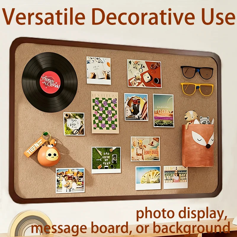 tableau mural moderne beige clous velcro ruban adhésif décoration salon feutre tissu non tissé