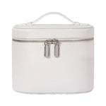 boîte rangement cosmétique cuir marron noir rose blanc moderne minimaliste impermeable poignee amovible