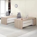 moderne bois mdf 1800mm beige clair tiroirs tables étagères moderne commercial