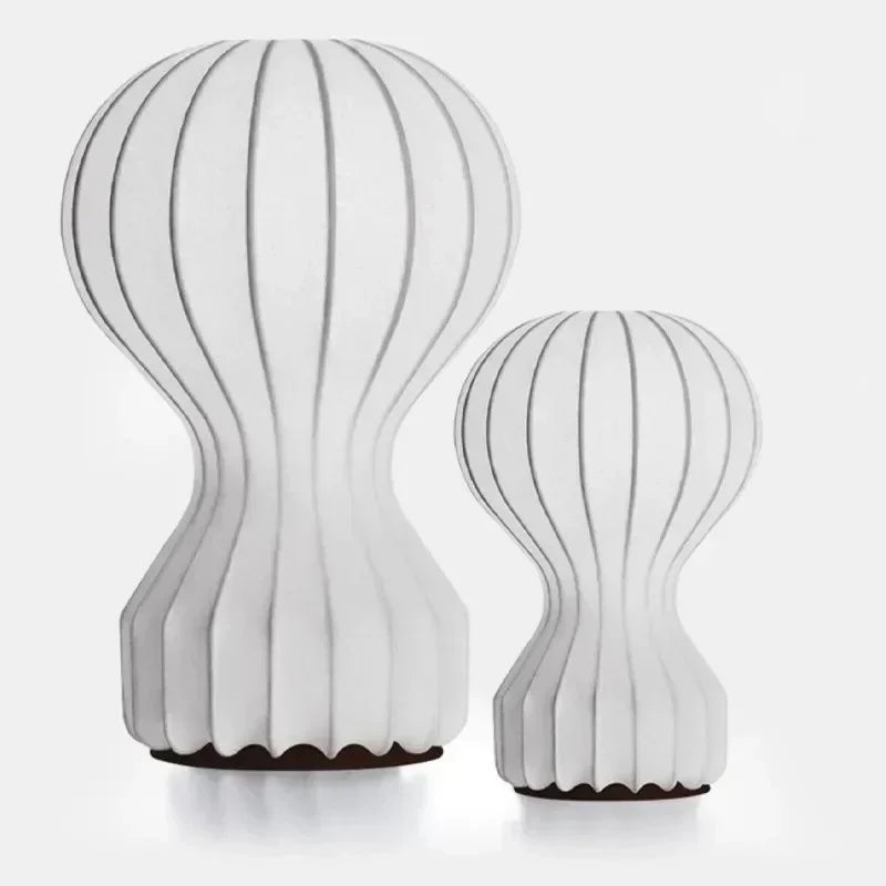 lampe table moderne blanc rayures verticales adhésif base lampe 10W LED chambre coucher(toucher interrupteur)