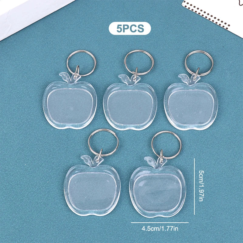 porte clés transparent moderne imprimé ❤️ You étoile super dad anneau métallique