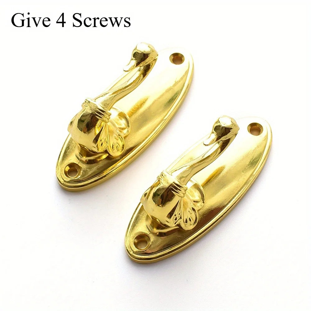porte serviettes or argent oiseau cygne brillant classique élégant vis fournis