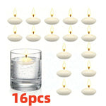 bougies flottantes blanc opaques modernes baignoire décoration st valentin mariage 10 16 pièces