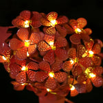 lustre led oiseau rose fleuri moderne extérieur tringle jardin decoration ip65