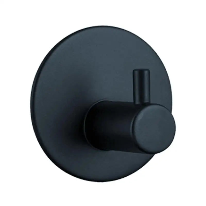 porte serviettes moderne acier inoxydable argenté noir lisse brillant autoinstallation minimaliste