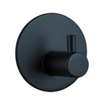 porte serviettes moderne acier inoxydable argenté noir lisse brillant autoinstallation minimaliste