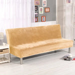 housse canapé velours gris extensible canapé lit futon moderne lavable amovible