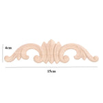 appliques decoratives bois floral sculptees baroques naturelles decoration murale farmhouse classic