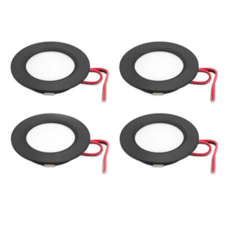 projecteurs led spots argent blanc noir 12v modernes 3w opaques industriels ccs certifications rohs