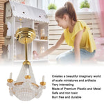 lampe suspension or transparent rétro gravée bougies vintage gravé