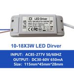pilote led 600ma 3w 20w blanc moderne adhésif câbles certification rohs symboles sécurité