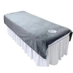 drap massage uni fibre bambou rose clair blanc moderne confortable 80x200cm 120x200cm