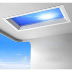lampe led moderne bleu transparente aluminium salle bain chambre cuisine