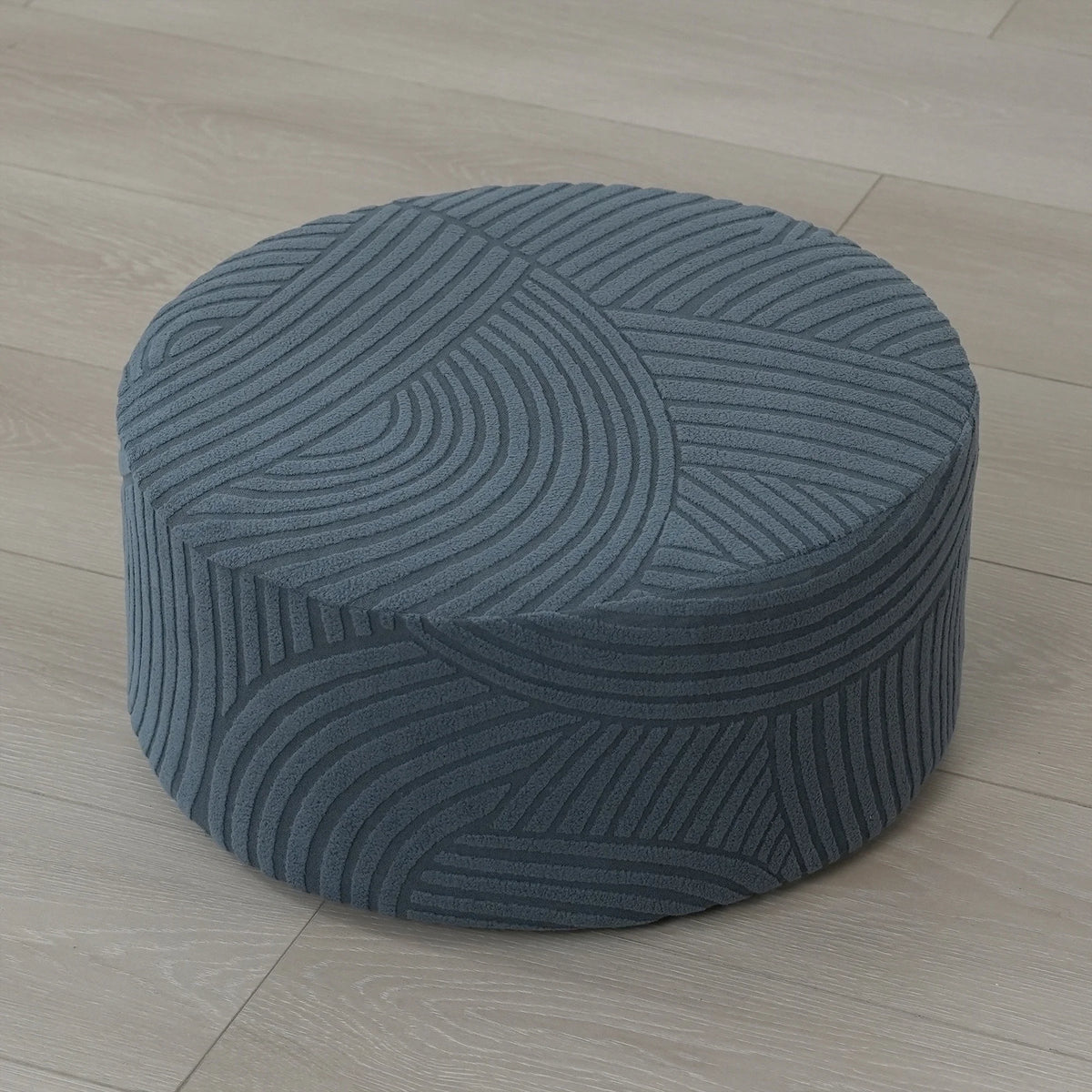 couvre futon gris rayures moderne extensible polyestère lavable machine printemps été