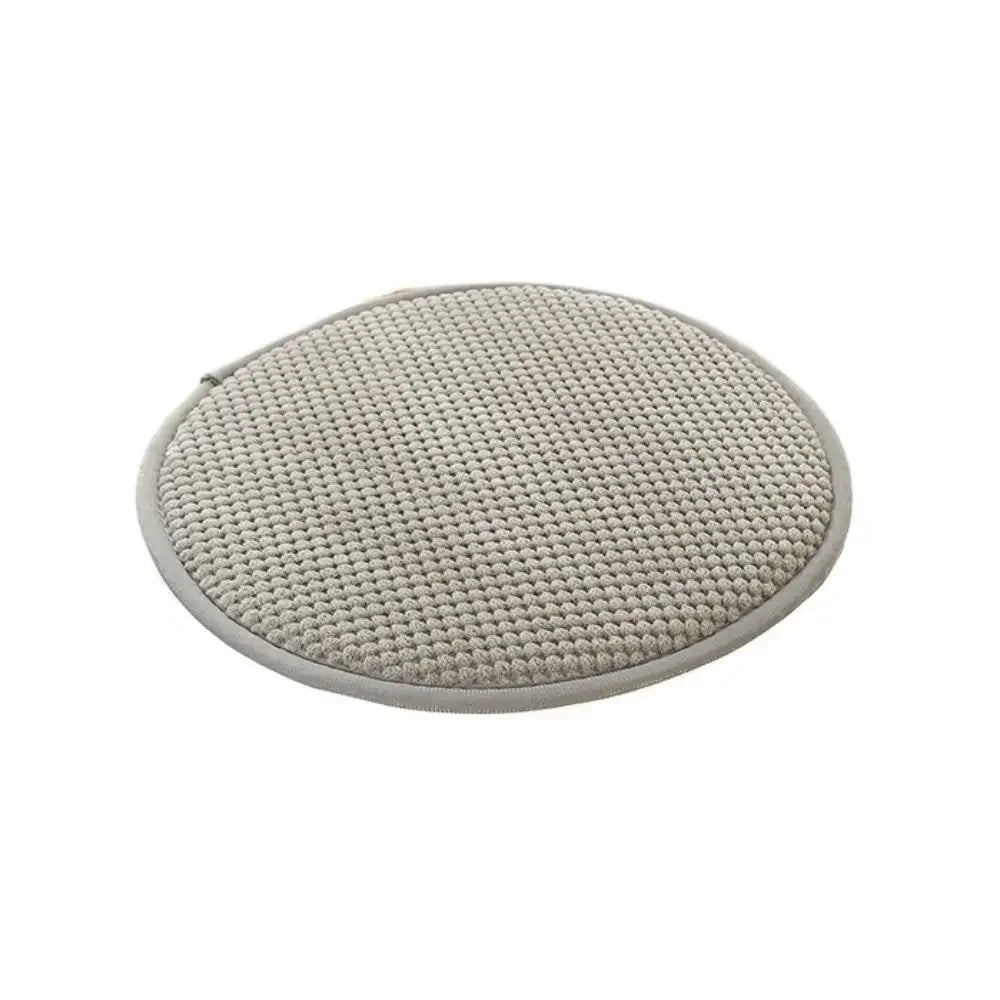 coussin tabouret rond doux mousse pu antiderapant solide multicolore adultes