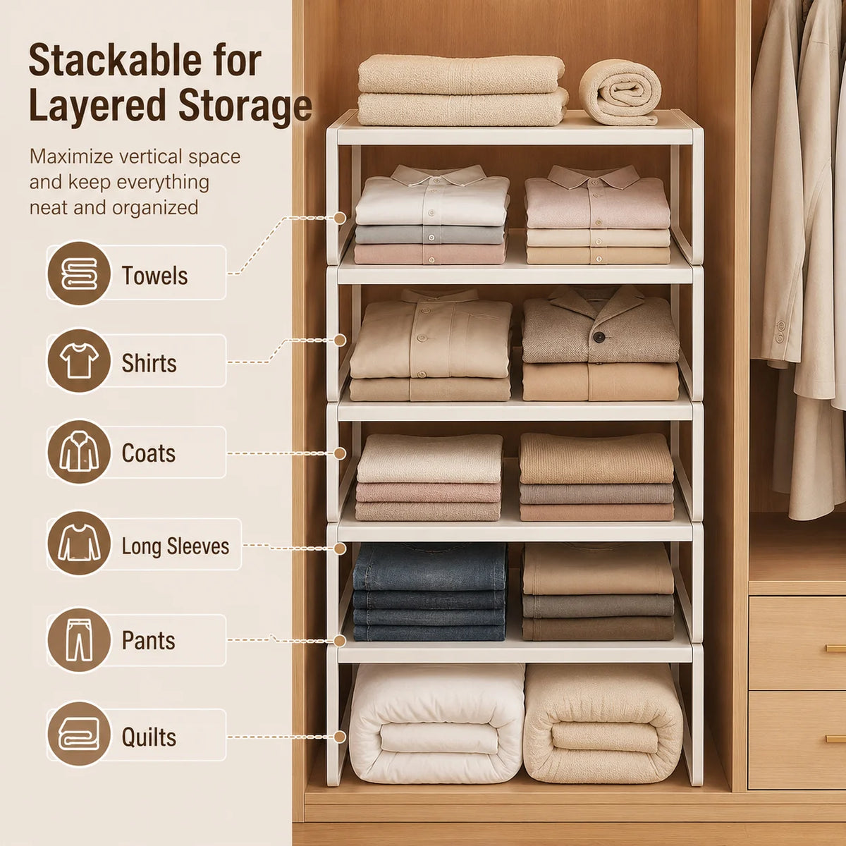 étagère modulable blanche métal réglable moderne rangement armoire blanc mat pieds boîtes rangement