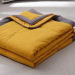 couverture rafraîchissante double face effet froid coton polyester portable printemps automne teint uni moderne