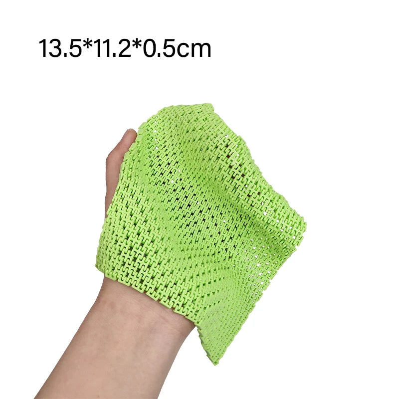 serviette tissée motif géométrique moderne couleurs bleu clair vert beige orange rose