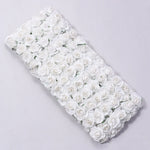 accessoires décoration mariage roses artificielles papier 144 pièces 2cm intérieur traditionnel rouge rose blanc