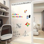 tableau blanc effaçable adhésif mur pvc blanc moderne 45cm 60cm 2m enfantsécole supprimernettoyer effacer