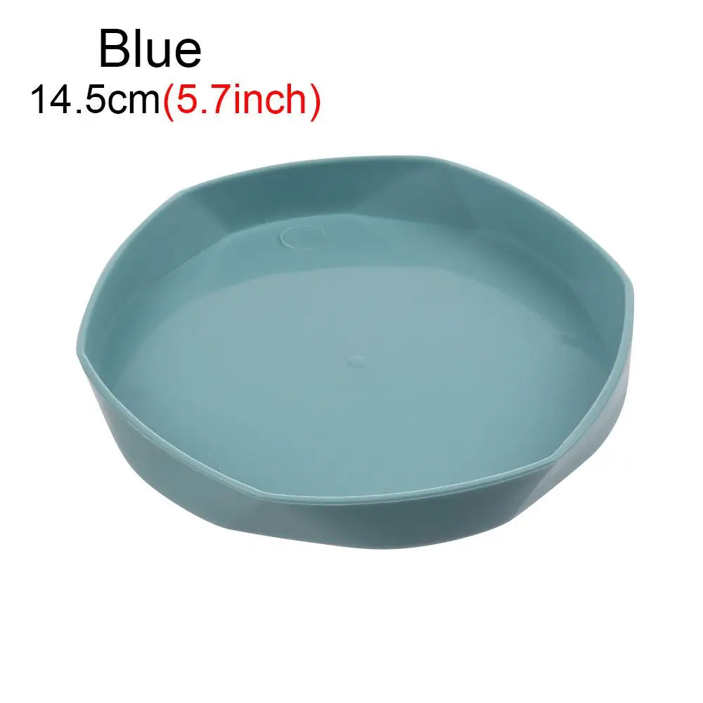 assiettes modernes minimalistes jaune rose blanc vert bleu gris plastique 11cm 14.5cm