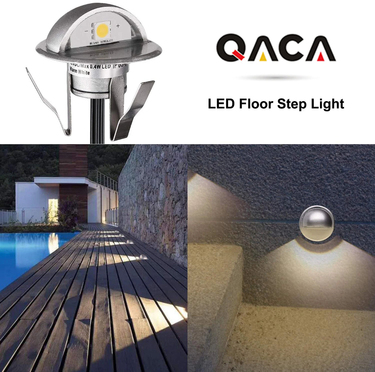 Lampe LED blanc chaud IP65 moderne clips certification ROHS VDE UL Gs