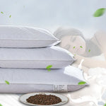 coussin protection cou cervical sarrasin polyester coton losange relief sieste lit maison