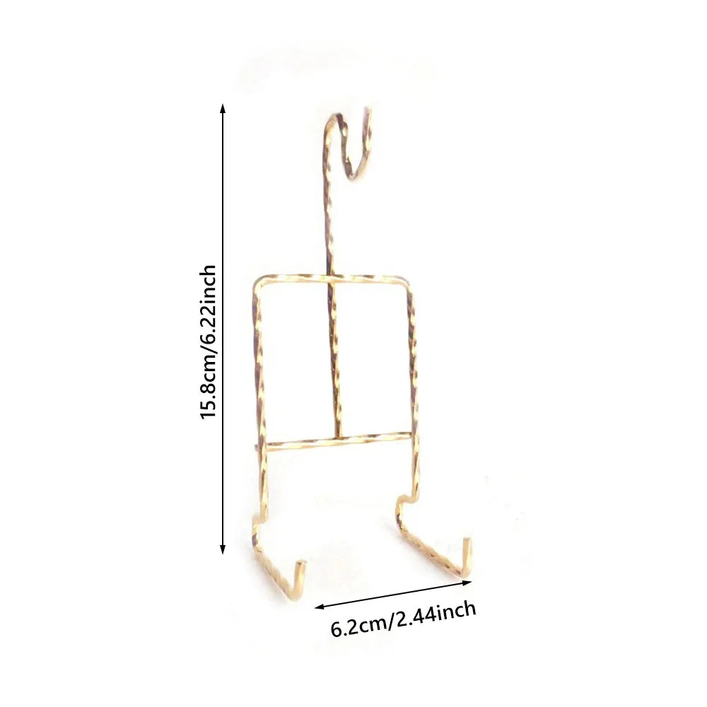 support vaisselle or filigrane moderne assiettes tasses cuillères réutilisable métal organisateur décoration cuisine