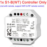 intelligent wifi interrupteur lumière blanc moderne minimaliste fixe led tactile rotatif