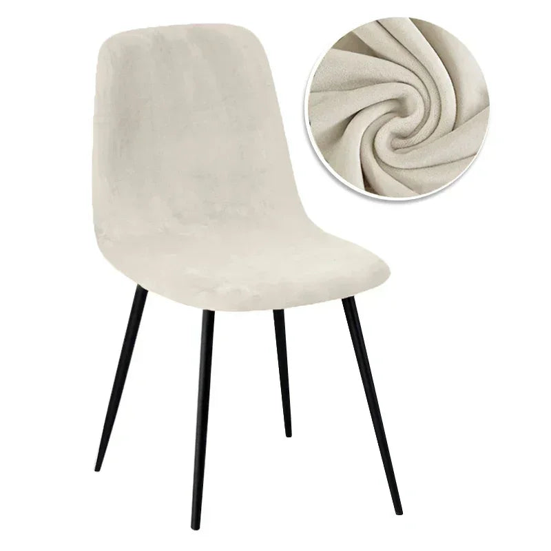 chaise moderne velours beige blanc violet rose marron orangeversible 22 48cm
