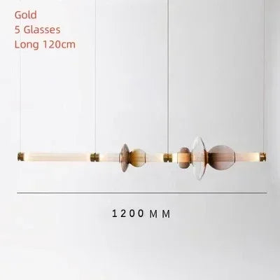 suspension lumineuse moderne élégante blanc doré marron clair translucide