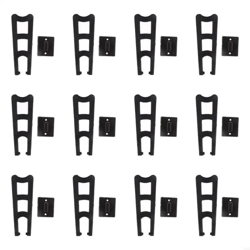 clips fixation noir robustes pratique cadre photo 19cm transparents perforations unisexes adultes