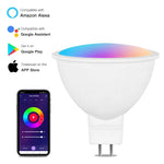 ampoule led intelligente wifi blanc moderne adhésif 50000 heures rgbcw alexa google