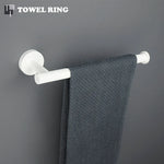 porte serviettes blanc moderne adhésif set accessoires salle bain papier toilette brosse dents