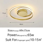 lampe led moderne blanc noir circulaire montage encastré 46x12cm 60x15cm