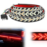 ruban led flèches noires blanches signalisation freinage arrière moderne connecteur électrique