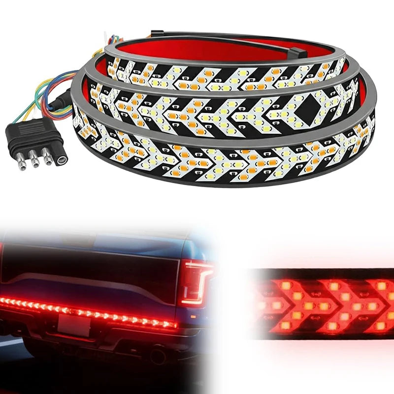ruban led flèches noires blanches signalisation freinage arrière moderne connecteur électrique