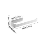 porte serviettes mural fixe moderne acier inoxydable noir blanc facileintérieur décoration ornement domestique