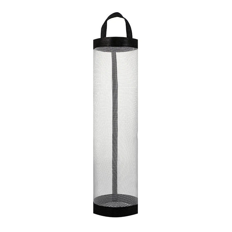 sacs poubelle réutilisables rangement cuisine support suspendu collecteur déchets transparent violet jaune noir gris