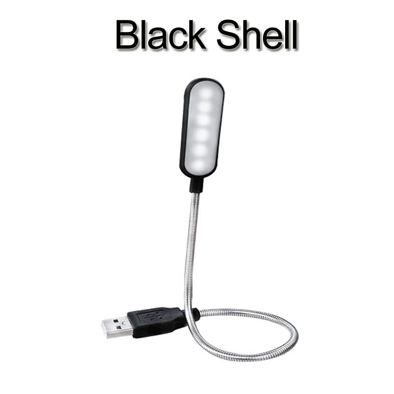 lampe led portable usb rechargeable blanc bleu moderne compact six leds cable