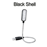 lampe led portable usb rechargeable blanc bleu moderne compact six leds cable